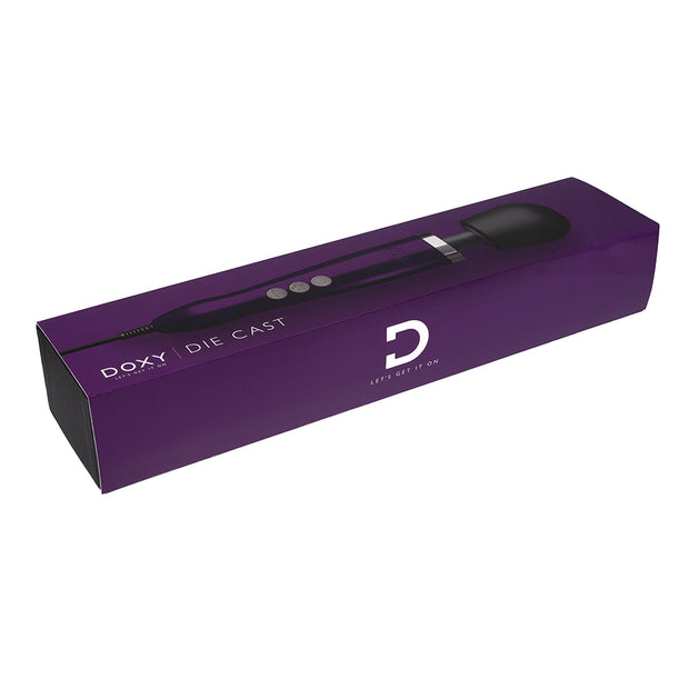 Doxy Die Cast Wand Vibrator Purple - Headshop.com