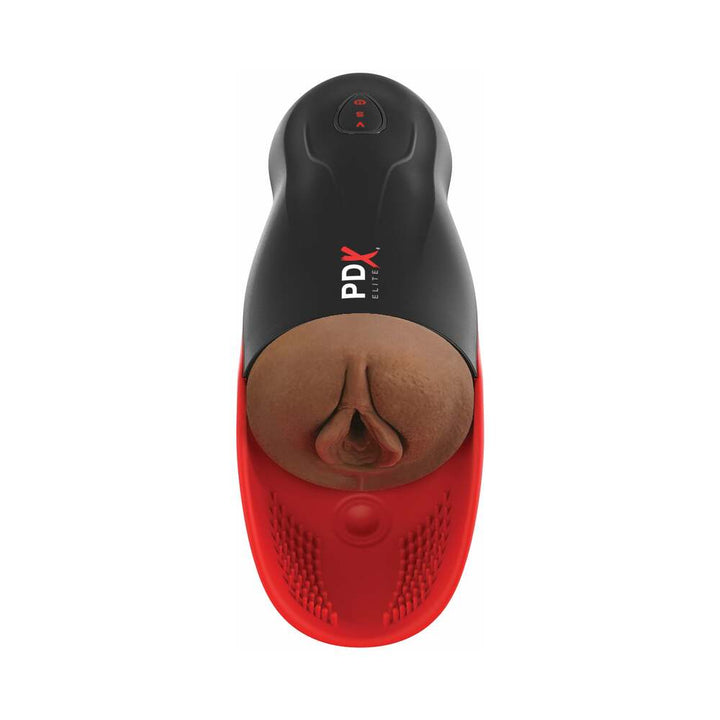 PDX Elite Fuck-O-Matic 2 Rechargeable Vibrating Suction Stroker with Silicone Pulsation Cradle - Headshop.com