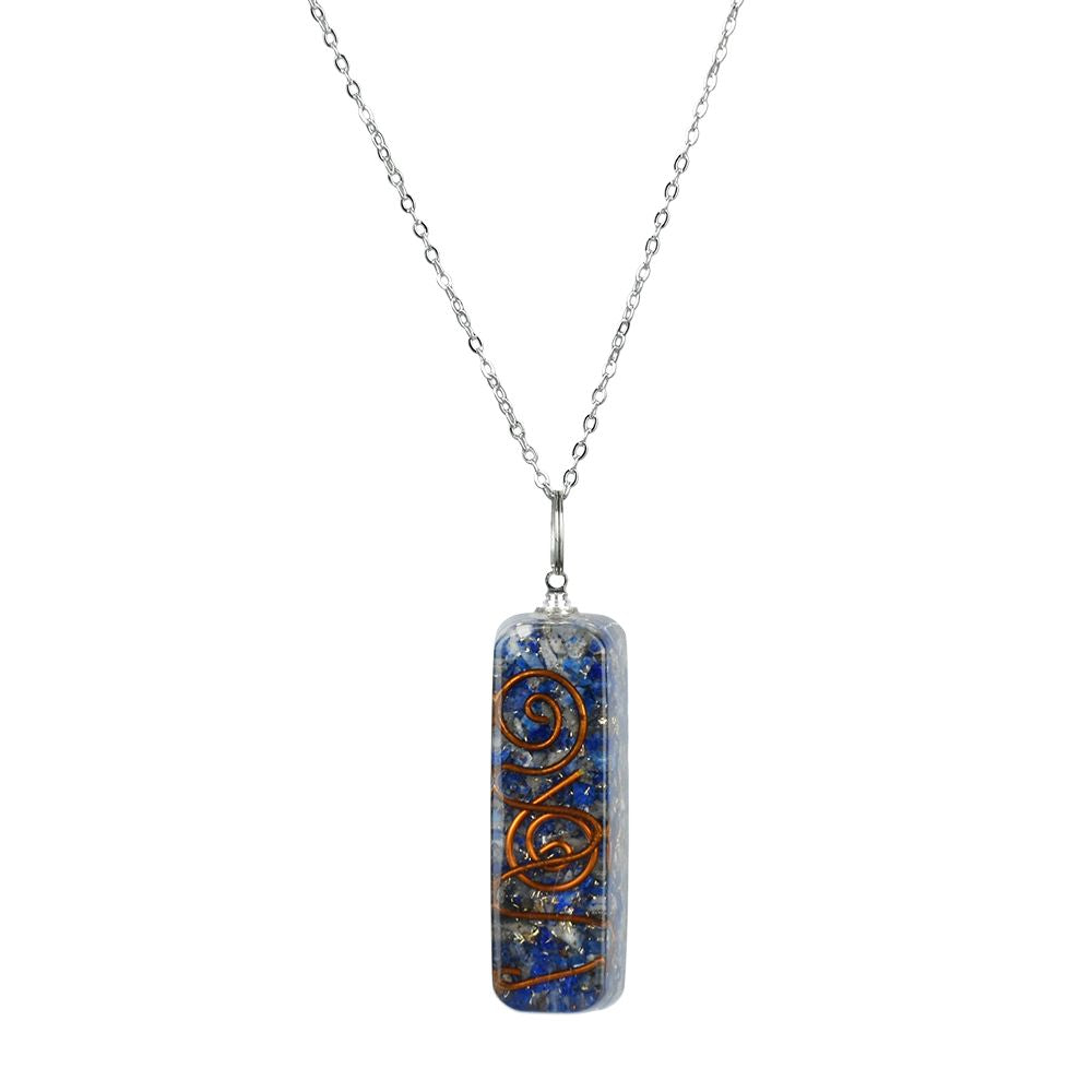 Chakra Orgonite Necklace | 10" - Headshop.com