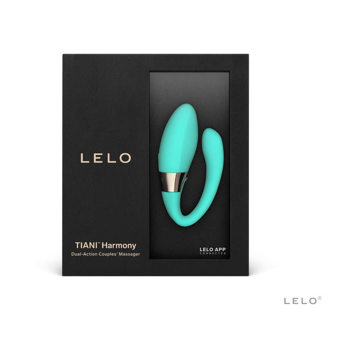 LELO TIANI HARMONY Rechargeable Dual Stimulation Couples Vibrator Aqua - Headshop.com