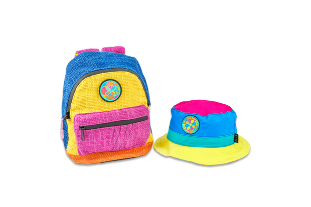 Hyperpop Reversible Mini Backpack + Bucket Hat Set - Grassroots Collab - Headshop.com