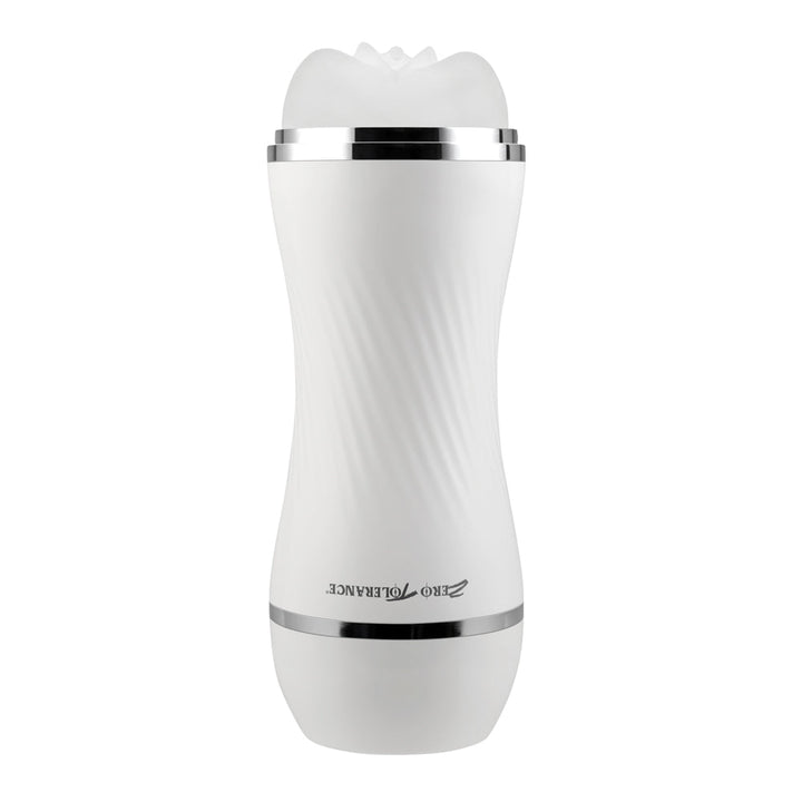 Zero Tolerance Double Dip Dual-Ended Realistic Stroker with Movie Download White - Headshop.com