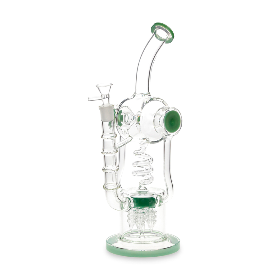 HB King 15" Ear Phones Spiral Water Pipe - Headshop.com