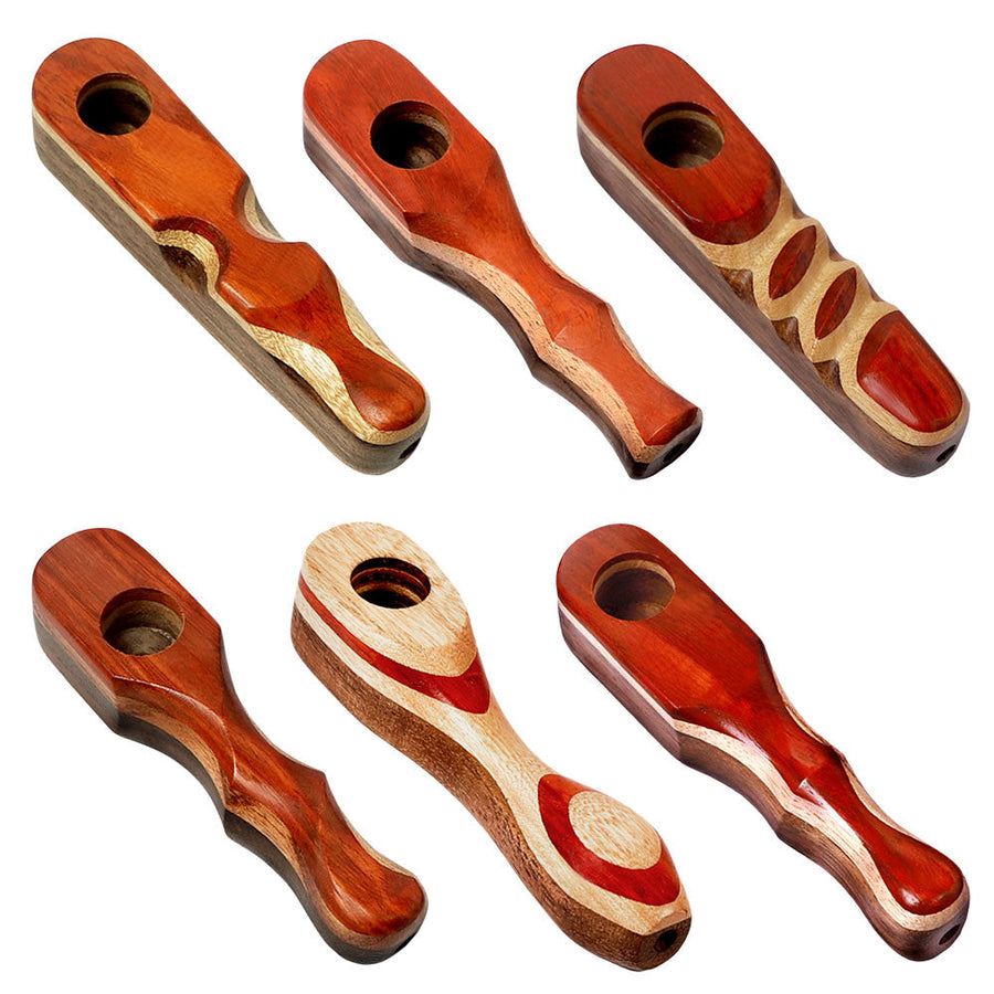 Padauk Wood Spoon Pipe - Headshop.com