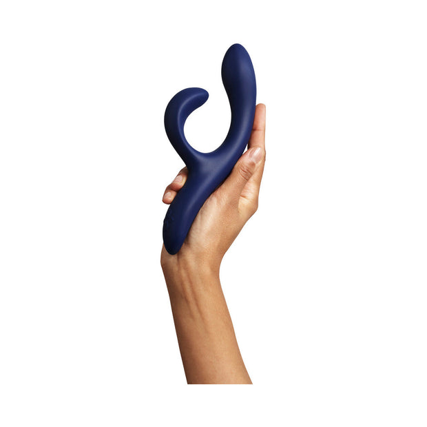 We-Vibe Nova 2 Rechargeable Flexible Silicone Rabbit Vibrator Midnight Blue - Headshop.com