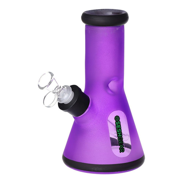 SeshGear Glass Beaker Water Pipe Smokers' Kit | 8" | 14mm F - Headshop.com