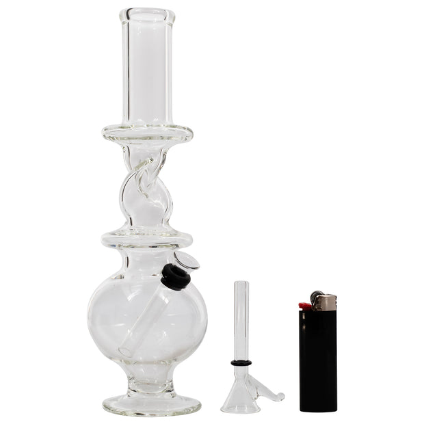 LA Pipes "The Typhoon Twister" Glass Bong - Headshop.com