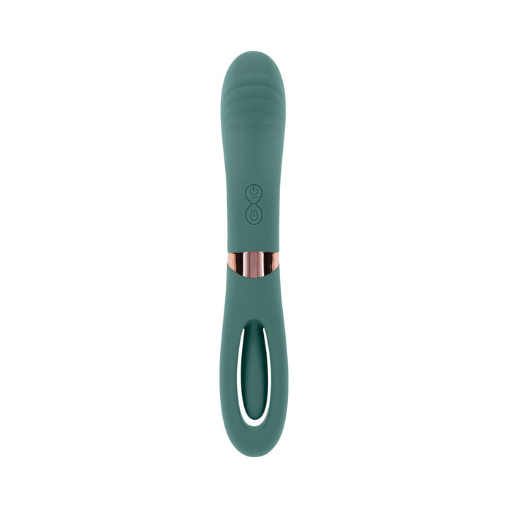 Evolved Chick Flick Rechargeable Vibrator with Flicker Silicone Mint - Headshop.com