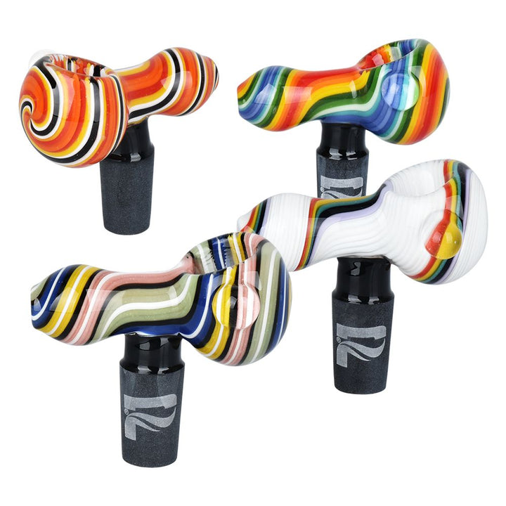 Pulsar Wig Wag Spoon Pipe Herb Slide - 14mm M / 9ct - Headshop.com