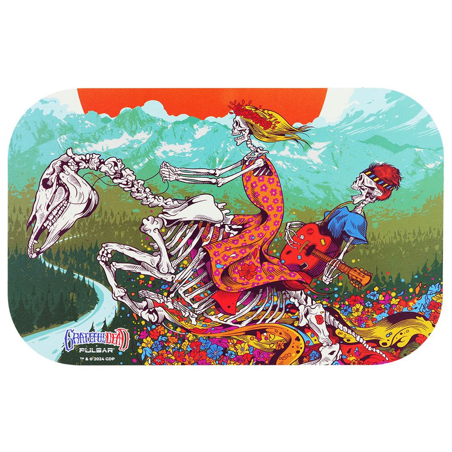 Grateful Dead x Pulsar Magnetic Rolling Tray Lid - Dead Horse / 11" x 7" - Headshop.com