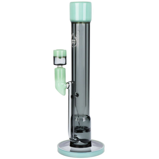 Pulsar Transporter Kicked Straight Tube Glass Water Pipe | 14" | 14mm F