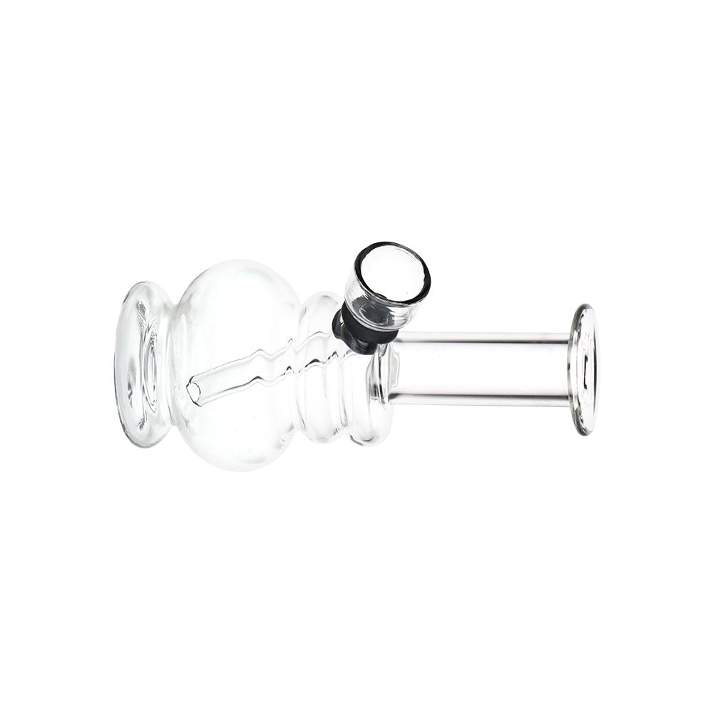Small But Stout Bubble Rings Glass Water Pipe - 4.75" / Clear - Headshop.com