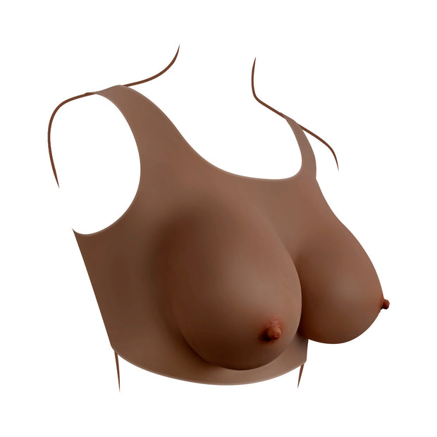 Gender X Undergarments Plate D-Cup Silicone Dark - Headshop.com