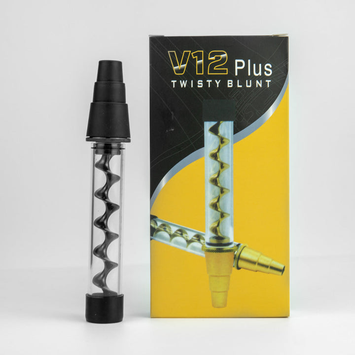 5" Glass Blunt Hand Pipe - Multiple Colors - Headshop.com