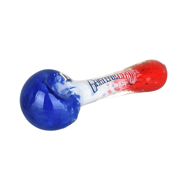 Grateful Dead x Pulsar Grateful Frit Glass Spoon Pipe - 4.5" - Headshop.com