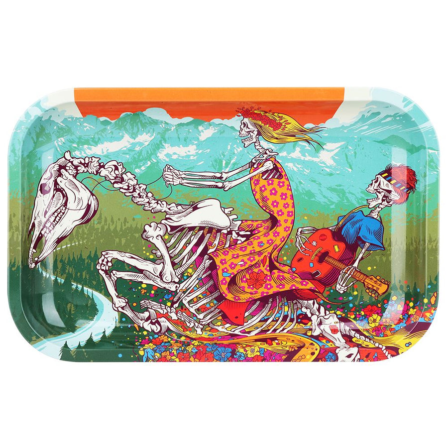 Grateful Dead x Pulsar Metal Rolling Tray - Dead Horse / 11" x 7" - Headshop.com