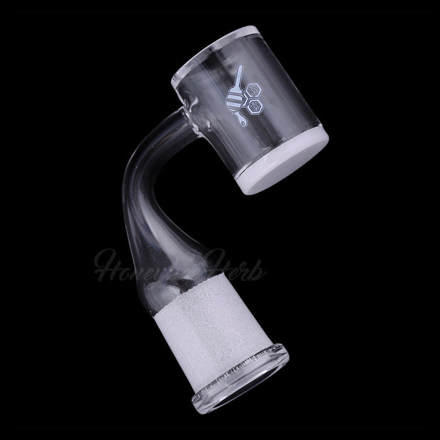 HONEY & MILK BEVEL QUARTZ BANGER - 90° DEGREE | YL - Headshop.com