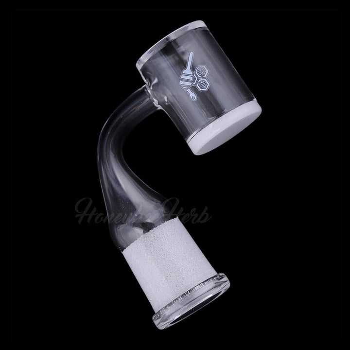 HONEY & MILK BEVEL QUARTZ BANGER - 90° DEGREE | YL - Headshop.com