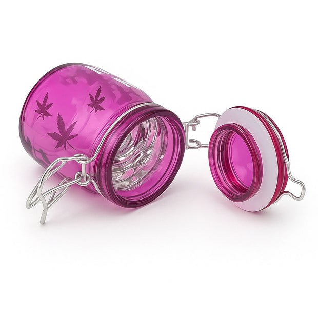 AIRTIGHT GLASS MOM'S STASH STORAGE JAR