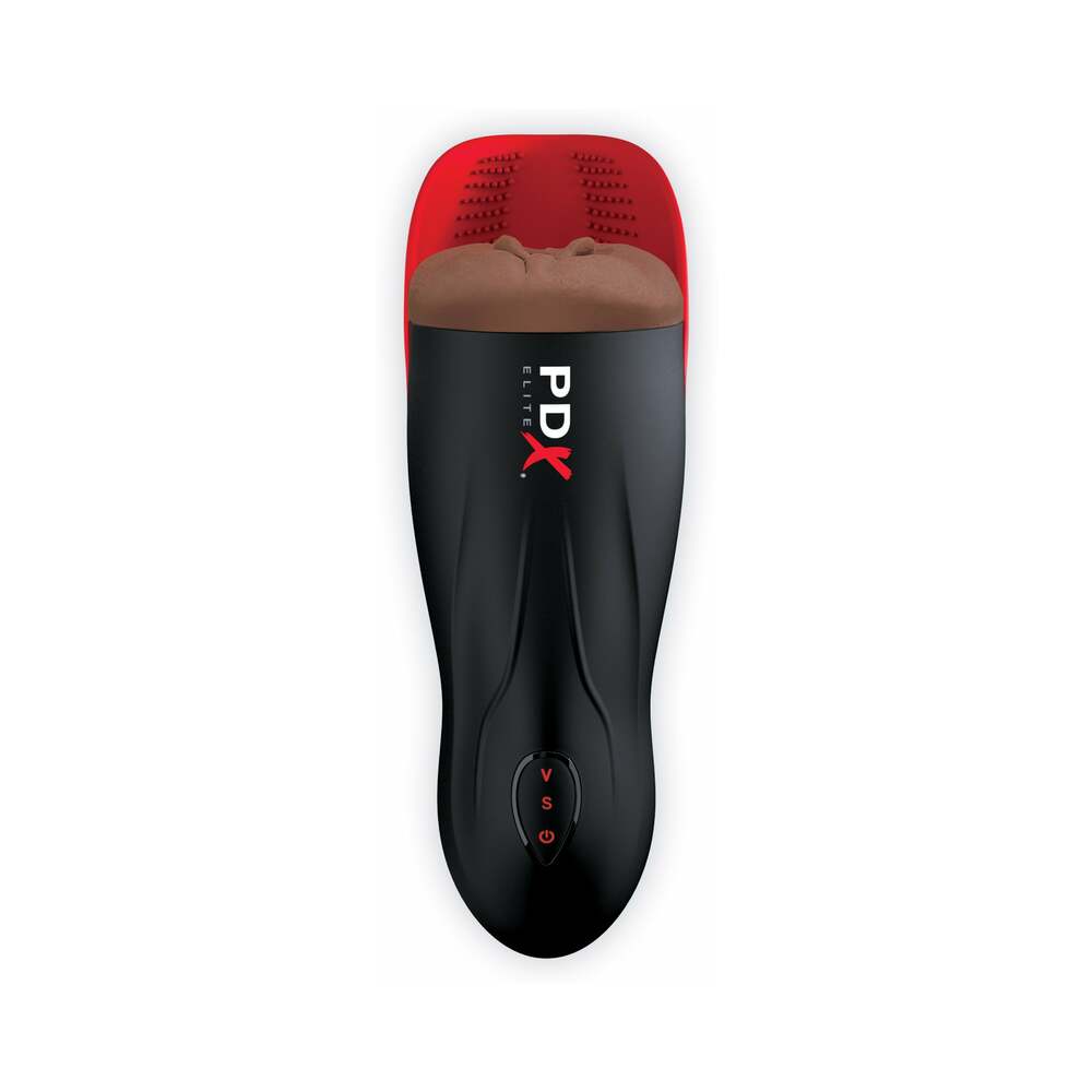 PDX Elite Fuck-O-Matic 2 Rechargeable Vibrating Suction Stroker with Silicone Pulsation Cradle - Headshop.com