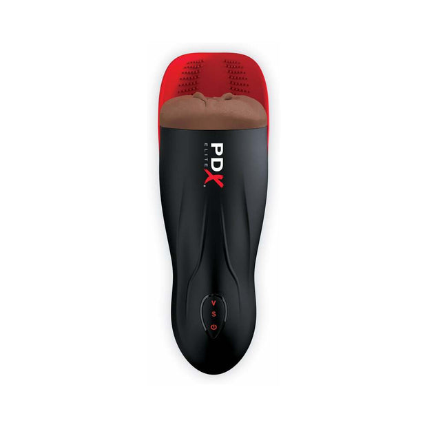 PDX Elite Fuck-O-Matic 2 Rechargeable Vibrating Suction Stroker with Silicone Pulsation Cradle - Headshop.com