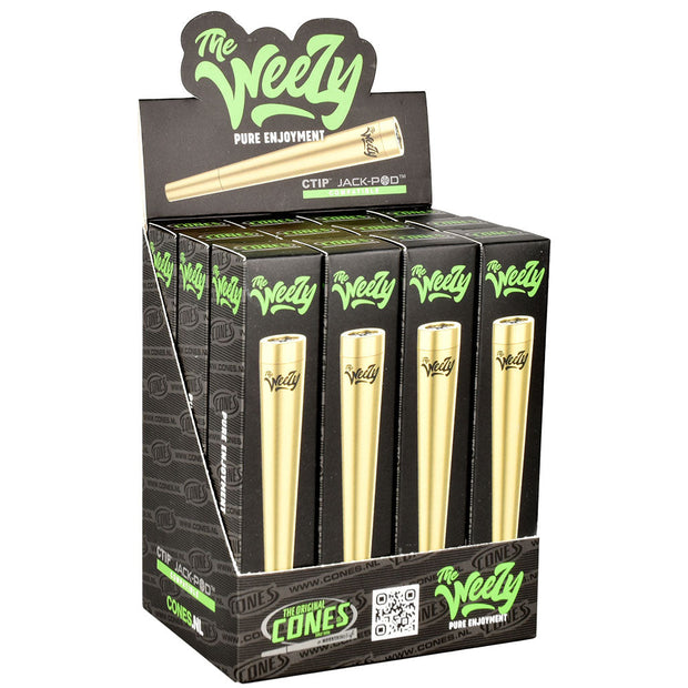 The Weezy Lightweight Aluminum Pipe | 4" | 12pc Display - Headshop.com