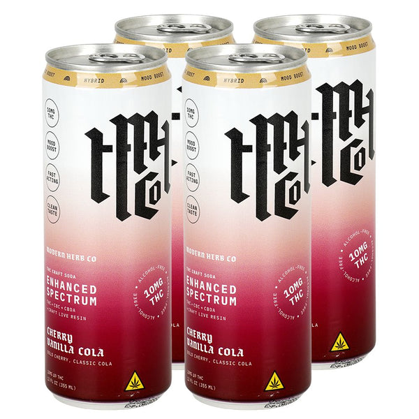 Modern Herb Co D9 THC Blend Craft Soda | 12oz | 10mg | 4ct Pack Modern Herb Co D9 THC Blend Craft Soda | 12oz | 10mg | 4ct Pack