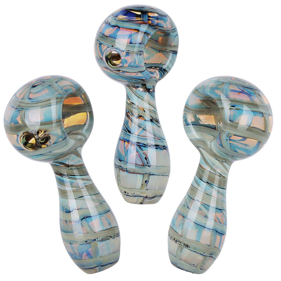 Tranquil Terra Glass Spoon Pipe - 3.25" / Colors Vary - Headshop.com