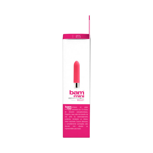 VeDO Bam Mini Rechargeable Bullet Vibe - Foxy Pink - Headshop.com