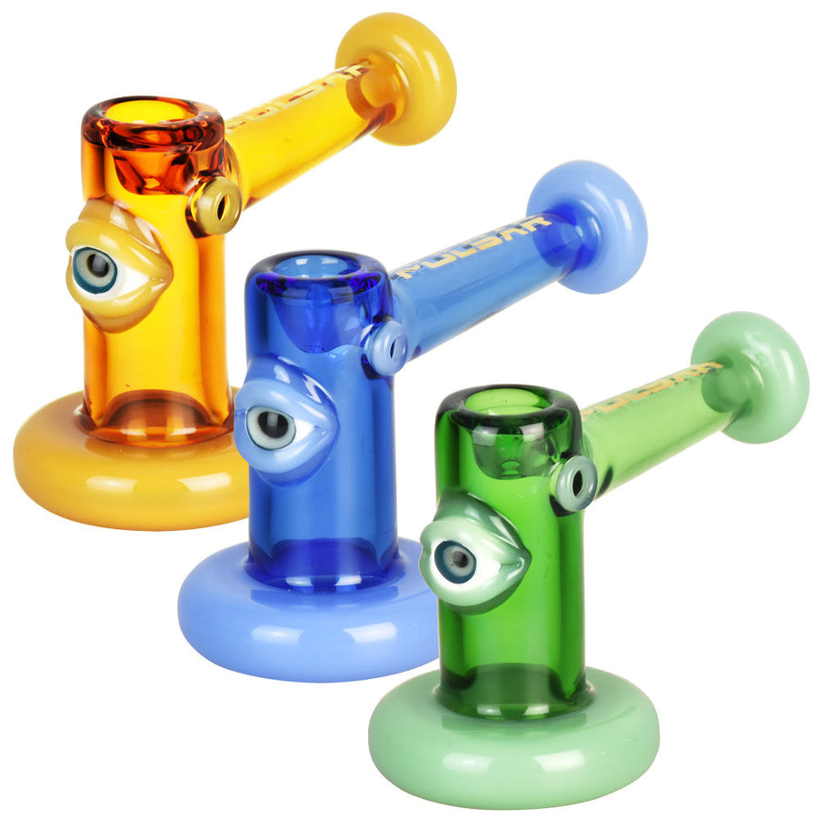 Pulsar Watcher Mini Dry Hammer Hand Pipe - 4.5"/Colors Vary - Headshop.com