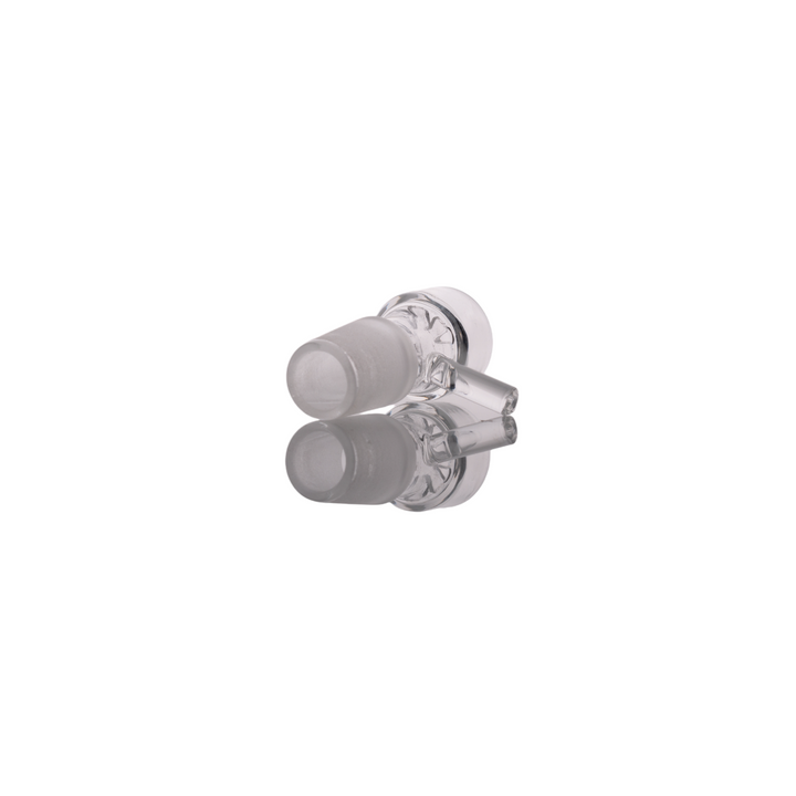 18mm Male Joint Clear Bowl w/ Handle & Filter - Headshop.com