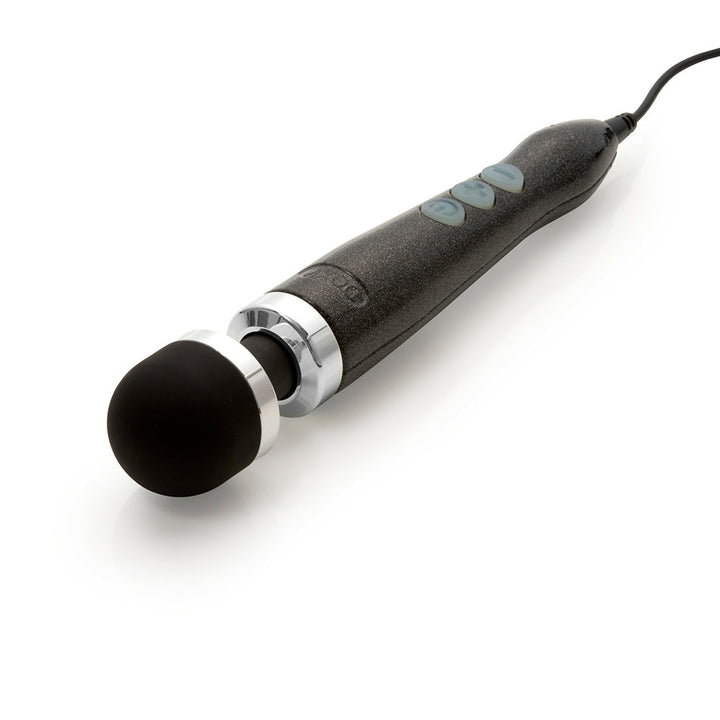 Doxy Die Cast 3 Compact Wand Vibrator Disco Black - Headshop.com