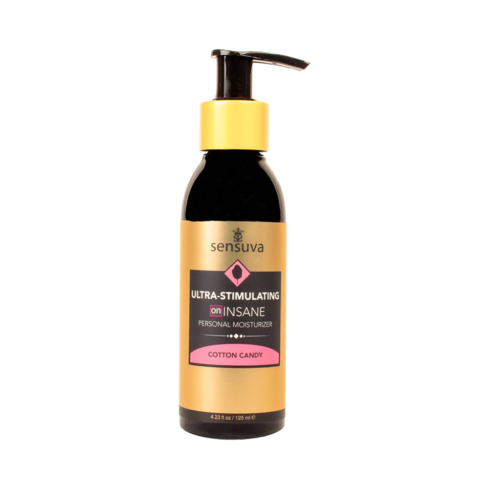 Sensuva Ultra-Stimulating ON Insane Glide Cotton Candy 4 oz. - Headshop.com
