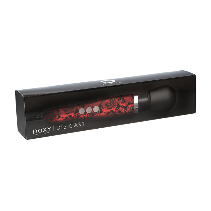 Doxy Die Cast Wand Vibrator Roses - Headshop.com