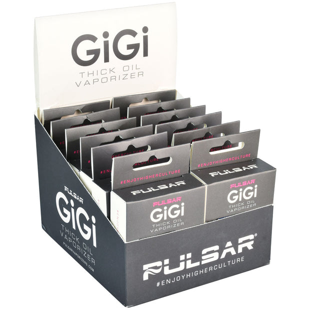 Pulsar GiGi Variable Voltage 510 Battery- 500mAh/Asst - 12PC DISP - Headshop.com