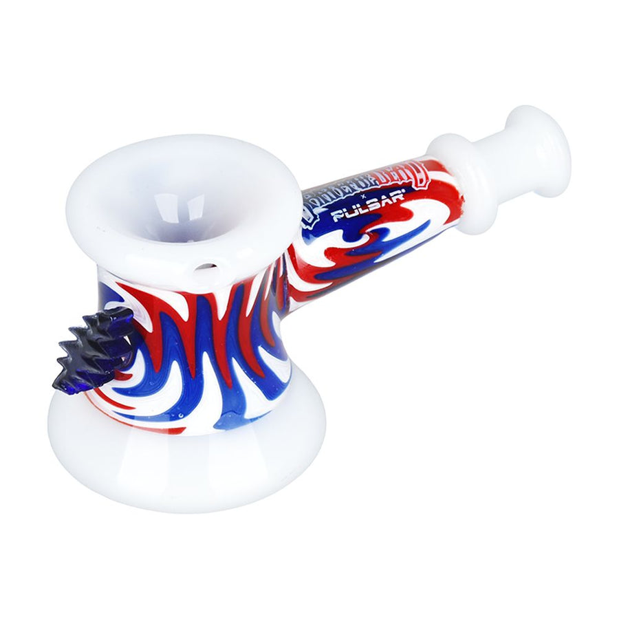 Grateful Dead x Pulsar Bolt Wig Wag Glass Hammer Hand Pipe - 4" - Headshop.com