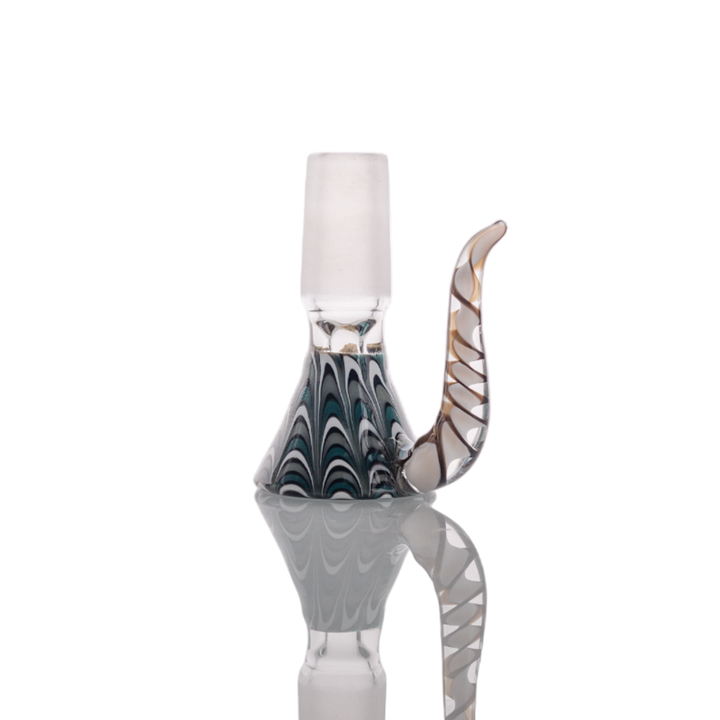 14mm & 18mm Male Joint Colorful Heady Bowl w/ Arm - Headshop.com