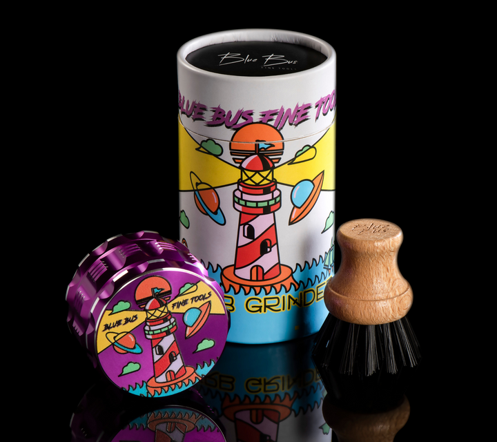 Bluebus GAC 2.5" CERAMIC GRINDER WHITE - Headshop.com