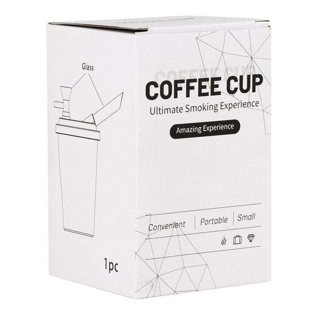 Secret Sip Coffee Cup Acrylic Bubbler - 7" / 14mm F / Colors Vary - Headshop.com