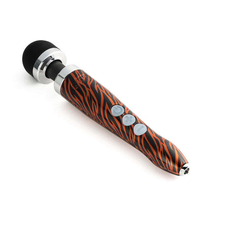Doxy Die Cast 3R Rechargeable Compact Wand Vibrator Tiger - Headshop.com