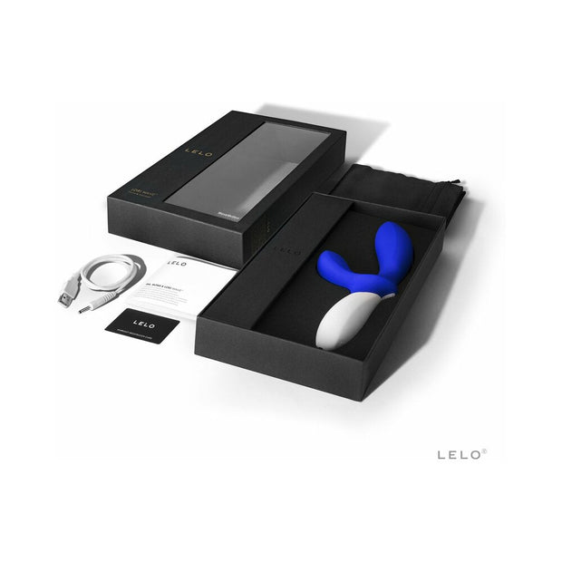 LELO LOKI WAVE Rechargeable Dual Stimulation Prostate Vibrator Federal Blue - Headshop.com