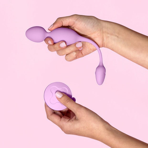 Wellness Raine Vibrating Kegel Ball Lilac - Headshop.com