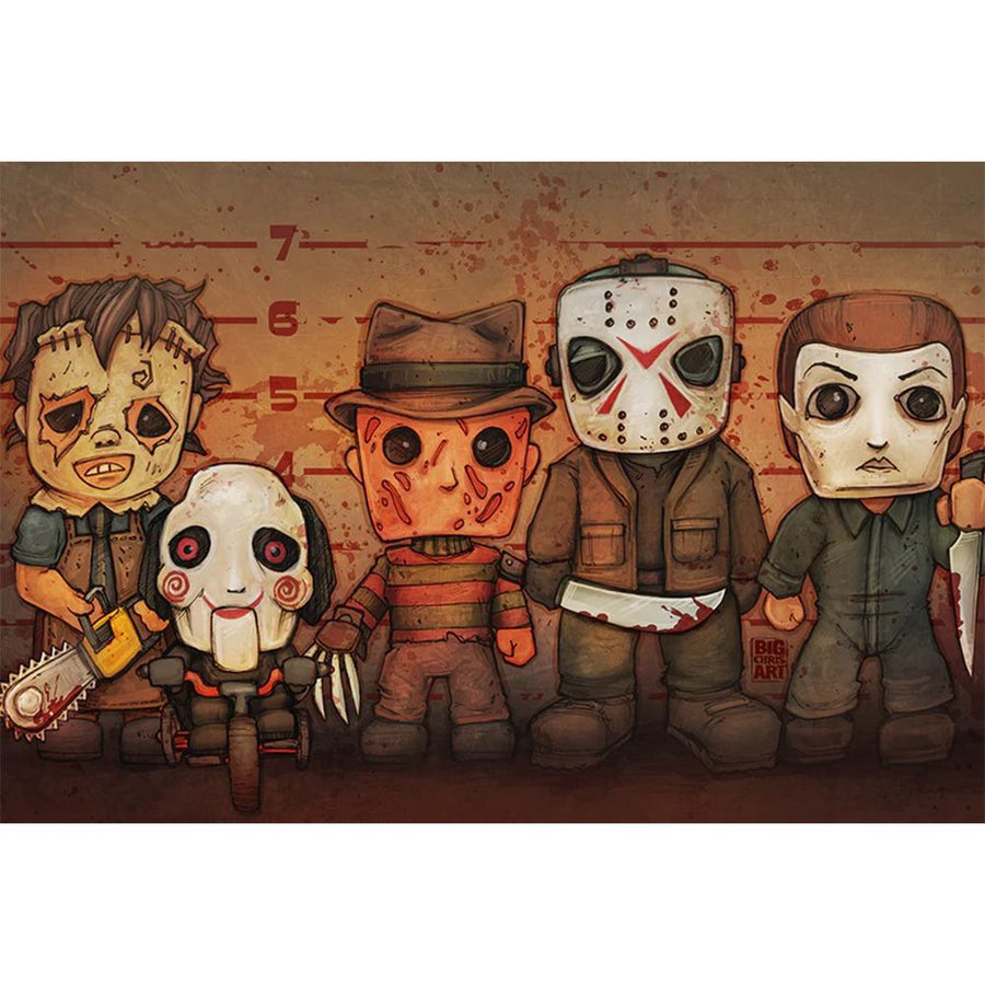 Killer Line Up Poster - 24"x33" - Headshop.com