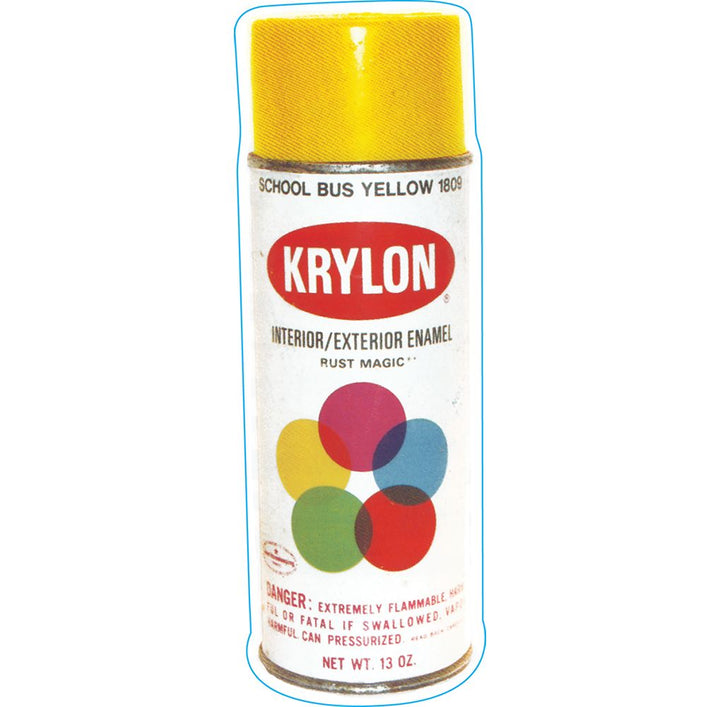 Krylon Spray Paint Can Sticker | 6.75"x2.25" - Headshop.com