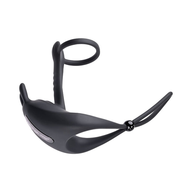 Zero Tolerance Saddle Up Rechargeable Vibrating C-Ring & Girth Enhancer Silicone Black - Headshop.com