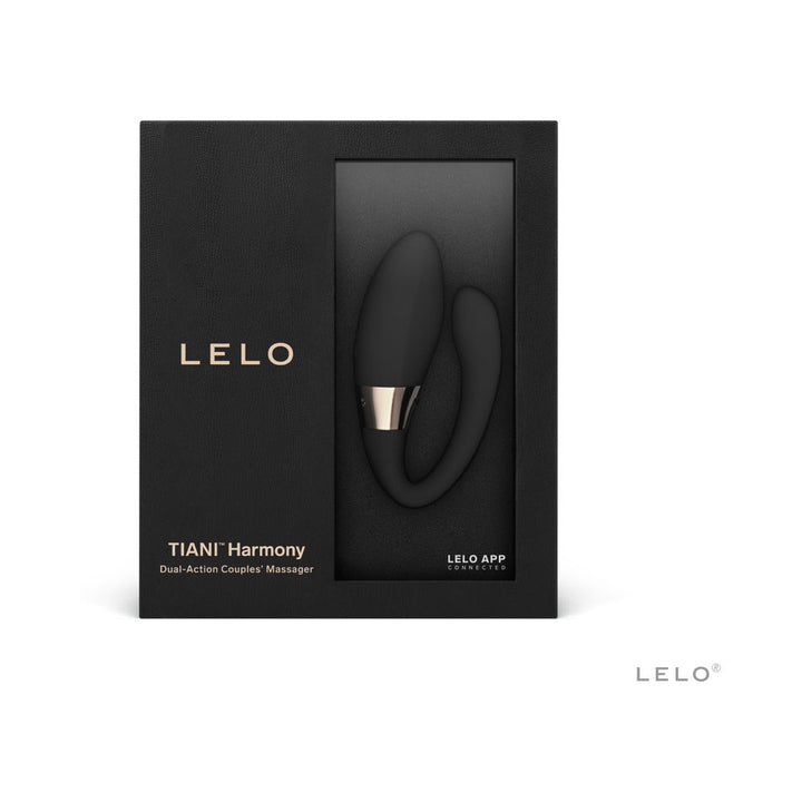 LELO TIANI Harmony Rechargeable Dual Stimulation Couples Vibrator Black - Headshop.com