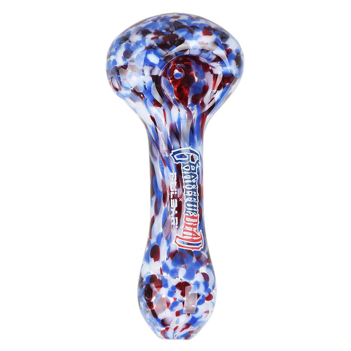 Grateful Dead x Pulsar Acid Rain Glass Spoon Pipe - 4.5" - Headshop.com