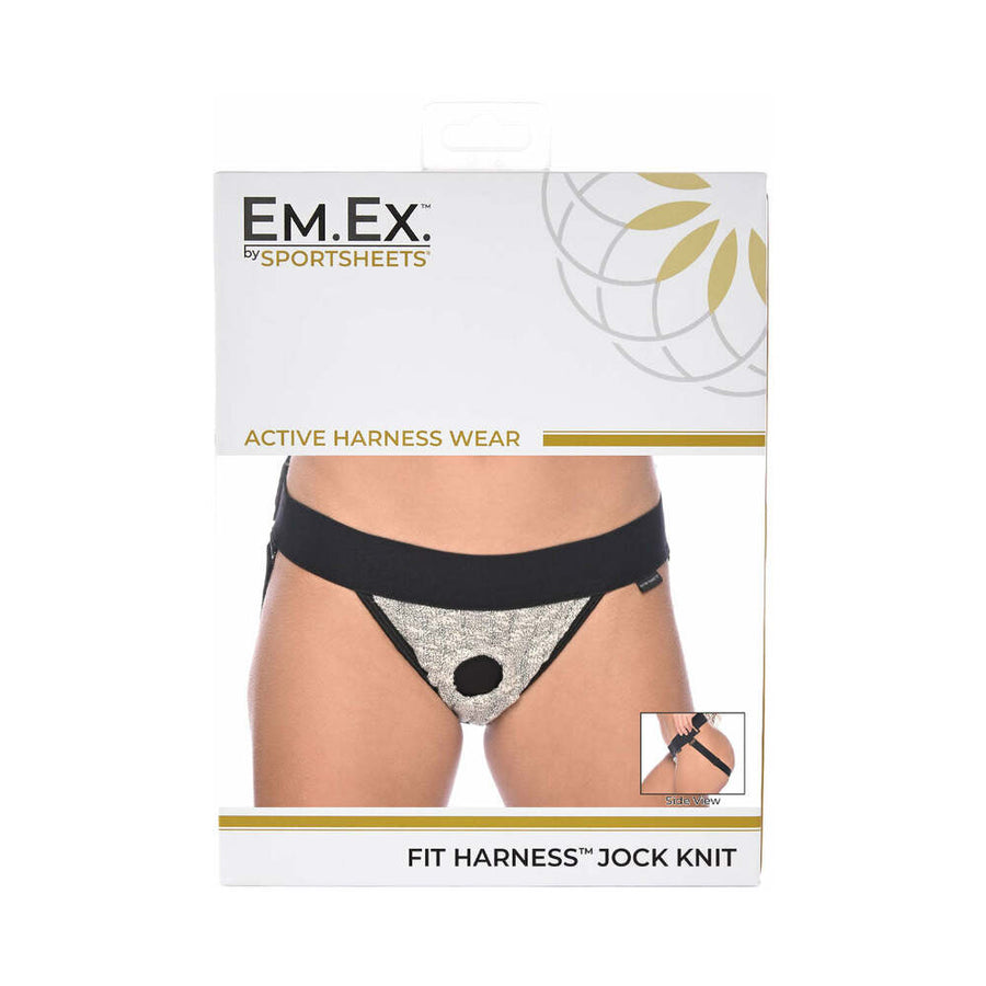 Sportsheets Em.Ex. Fit Harness Jock Knit Adjustable XL-3XL - Headshop.com