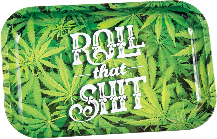 Roll That Shit Metal Rolling Tray - Headshop.com