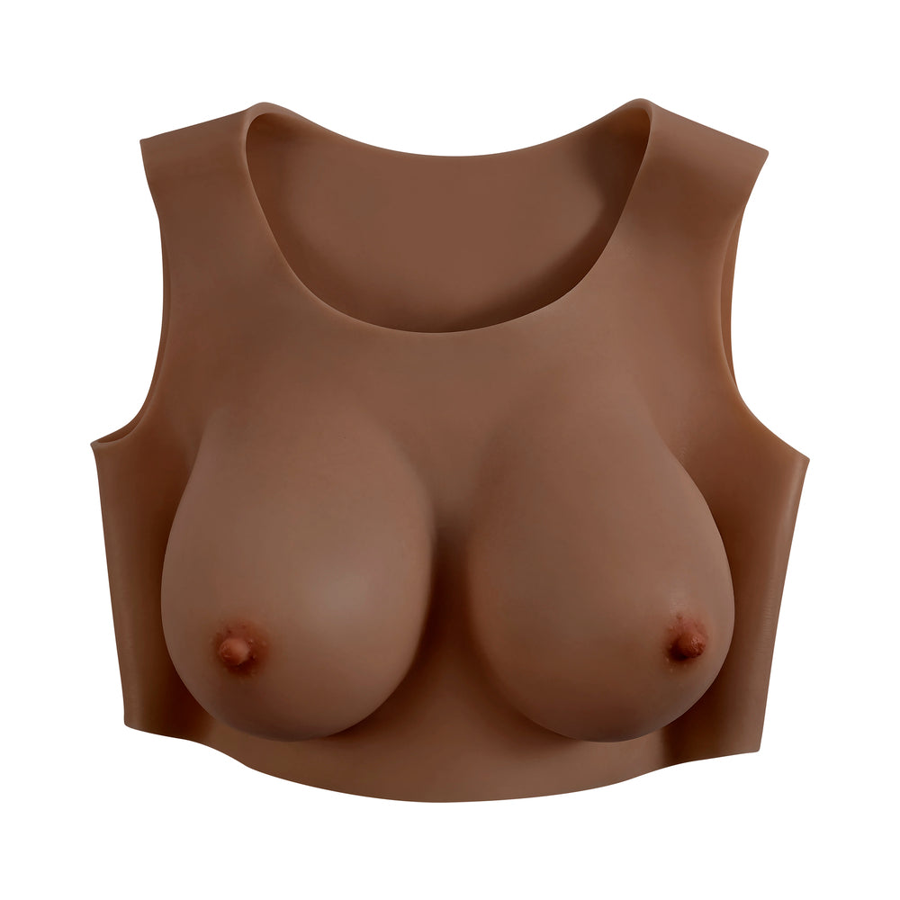 Gender X Undergarments Plate D-Cup Silicone Dark - Headshop.com